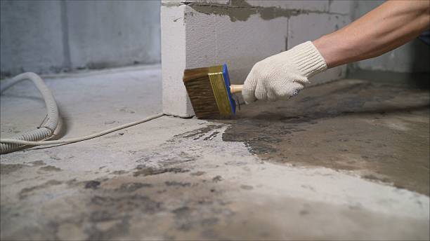 SJ Waterproofing Pros Waterproofing coverage map for Amo, IN and surrounding area